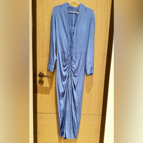 Christopher Esber Lapis Bertoia Long Sleeves Ruched Maxi Dress - Picture 6 of 12